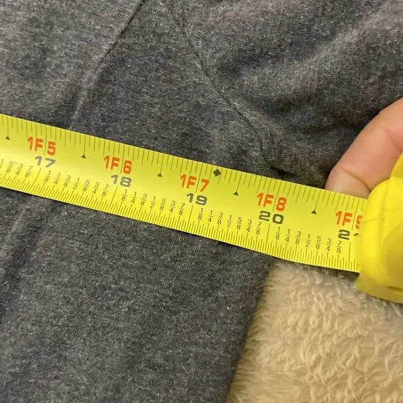 FUDA Women's Sport Hoody Active Wear Grey Yoga Sweeter Zip up Size M - Picture 8 of 9